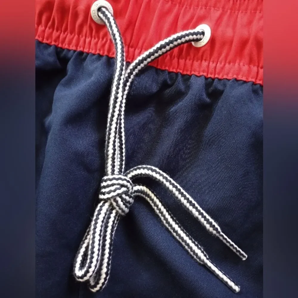 NWT Speedo Blue/Red Swim UPF 50+ Trunks Size XL